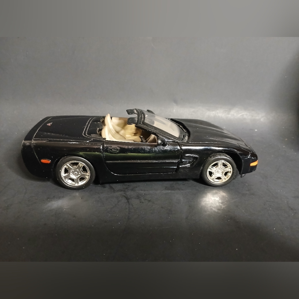 Black Convertible Model Car